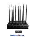 12 Antennas 32W Jammer 3G 4G WiFi RC 433 315 868Mhz GPS up to 50m